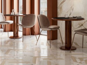 Intarsi Warm Arco 3D Satin